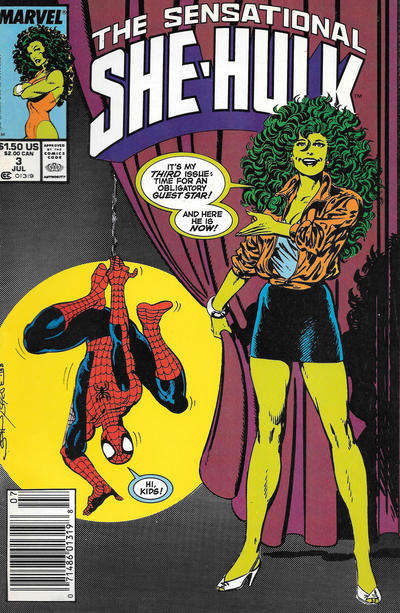 The Sensational She-Hulk #3 Newsstand Edition