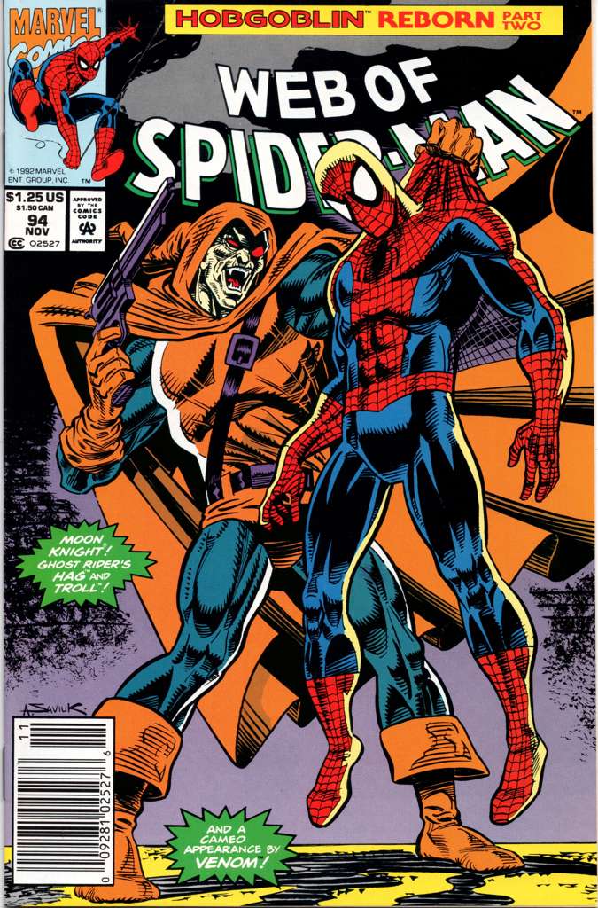 The Web of Spider-Man #94 Newsstand Edition