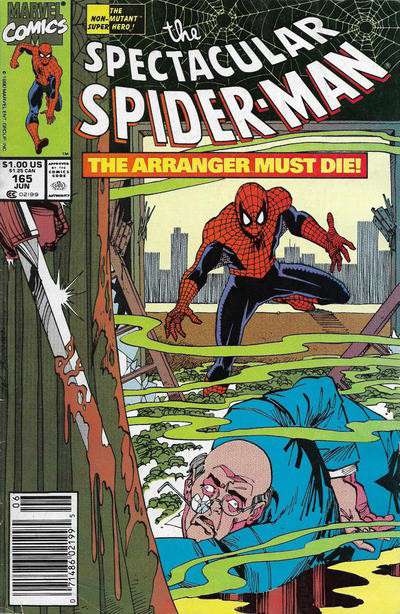 The Spectacular Spider-Man #165 Newsstand Edition