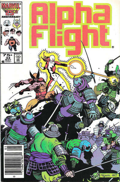 Alpha Flight (1st Series) #34 Newsstand Edition