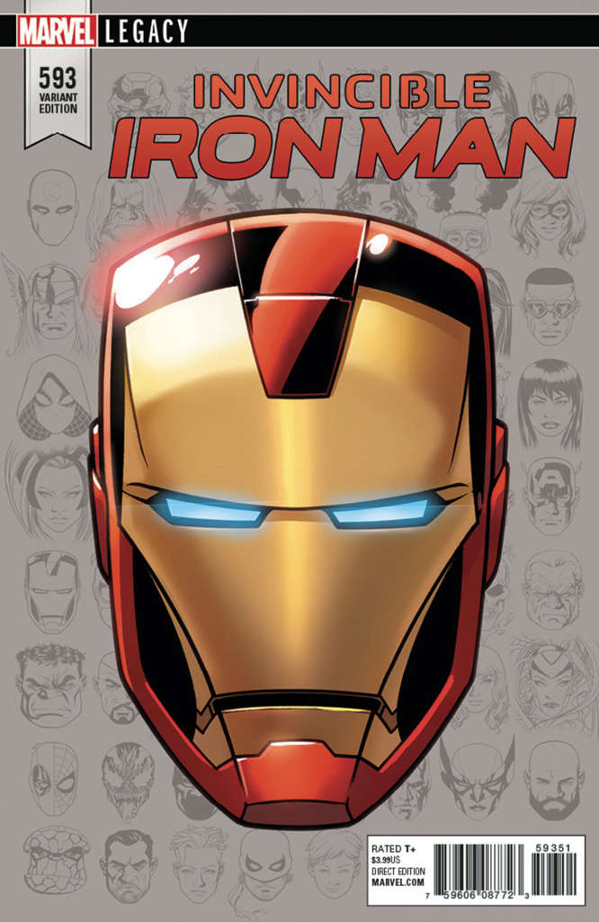 Invincible Iron Man #593 Variation B
