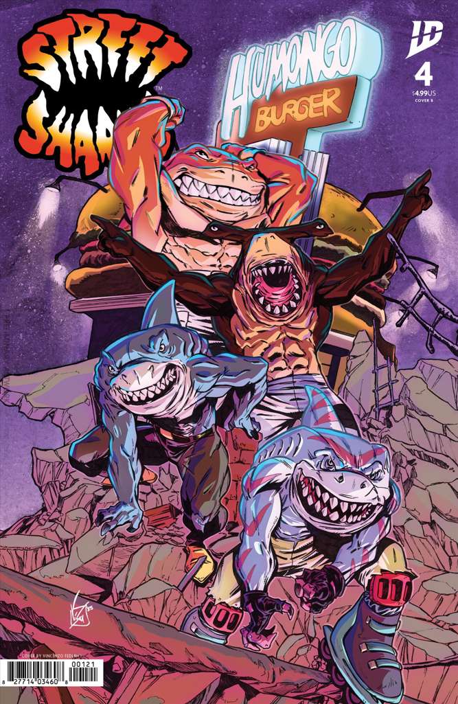 Street Sharks (IDW) #4 Variation B