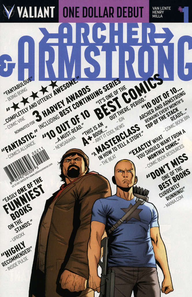 Archer and Armstrong (2nd Series) #1  - 5th printing