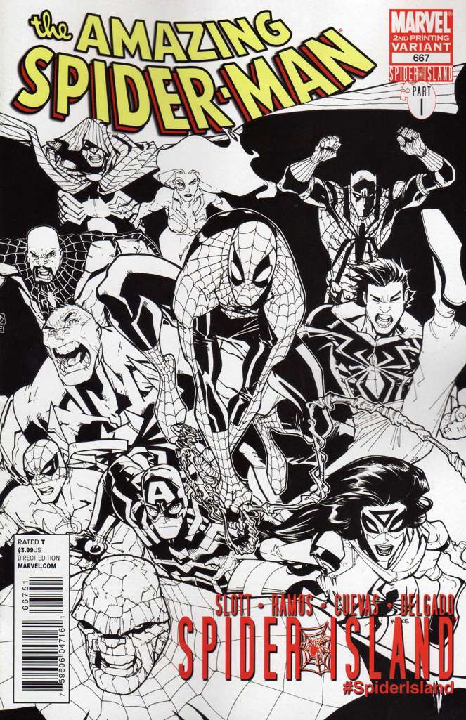 The Amazing Spider-Man #667 Variation A - 2nd printing