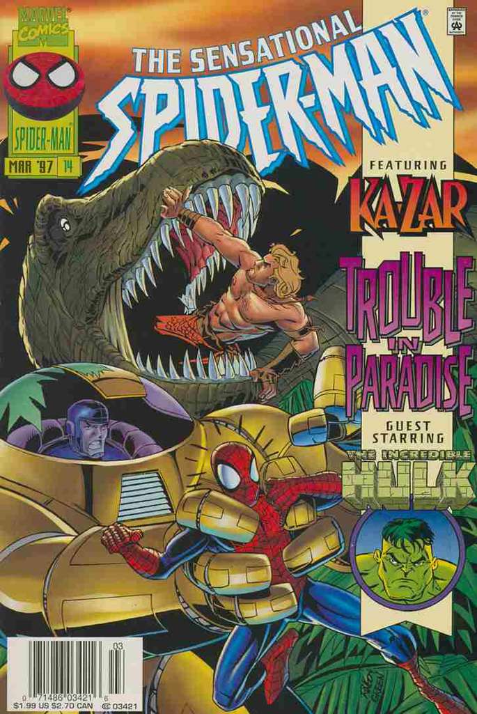 The Sensational Spider-Man (2nd Series) #14 Newsstand Edition