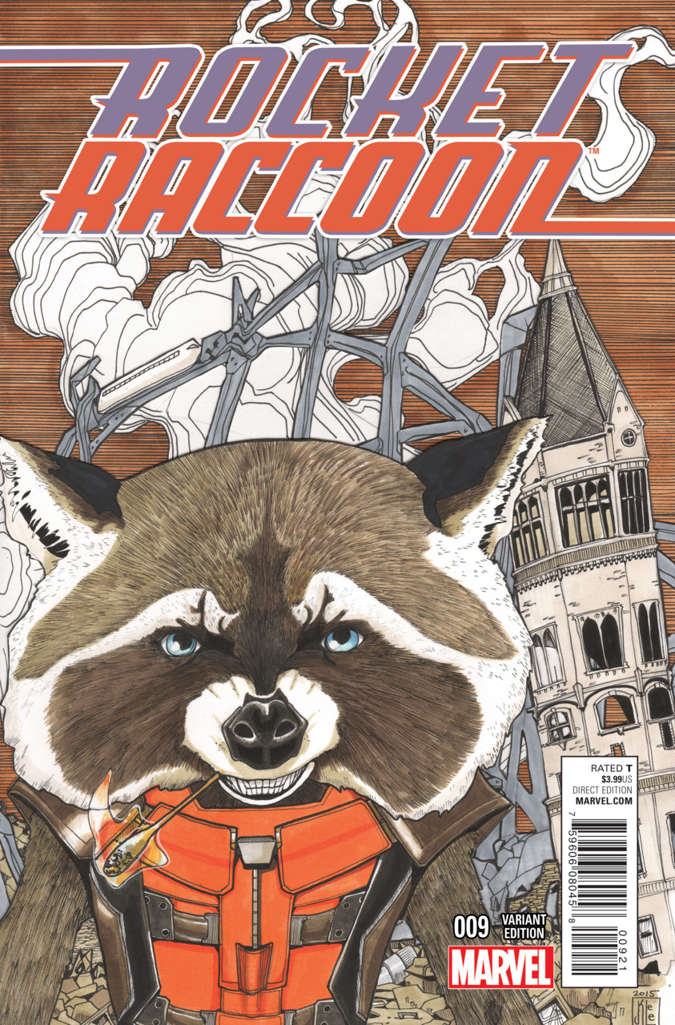 Rocket Raccoon (2nd Series) #9 Variation A