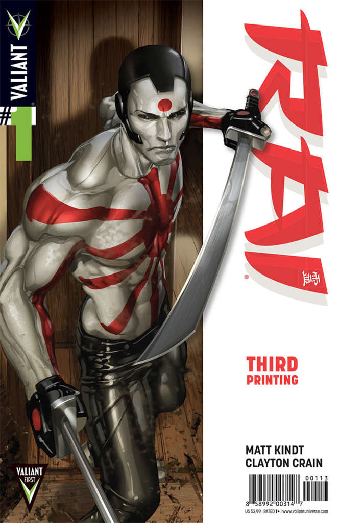 Rai (2nd Series) #1  - 3rd printing