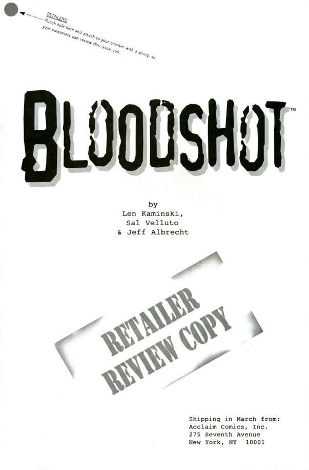 Bloodshot (Vol. 2) Ashcan #1