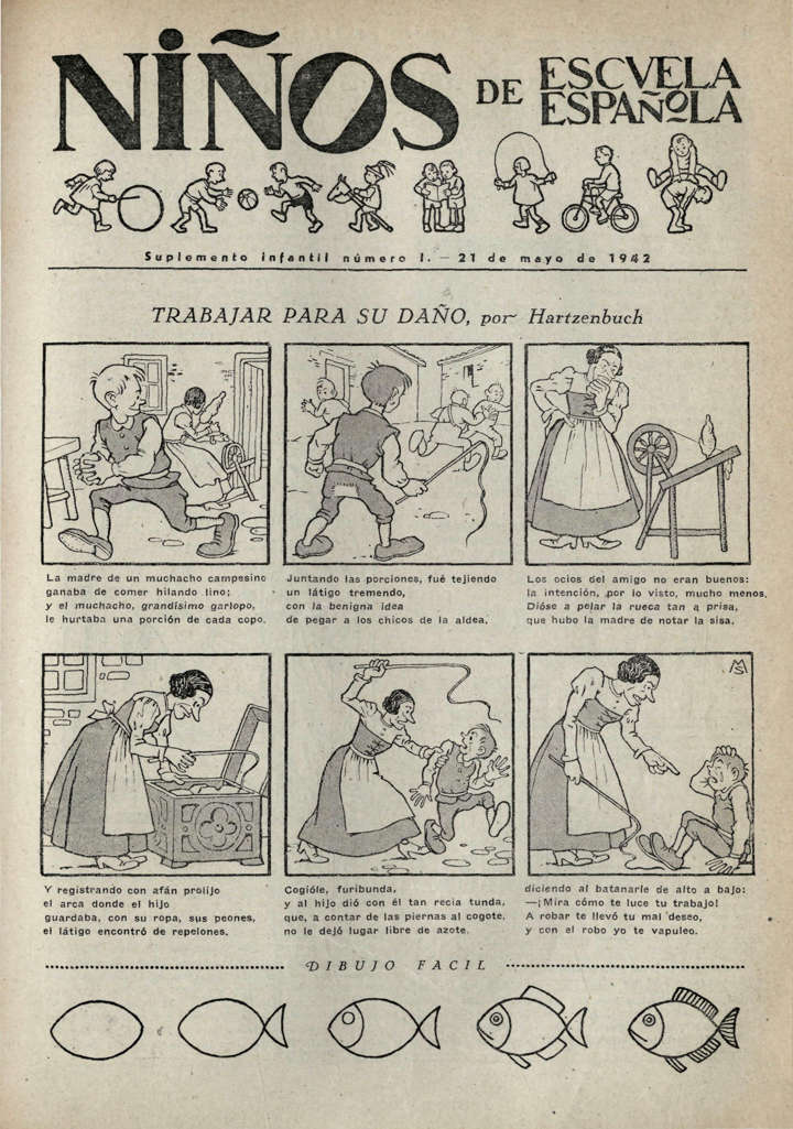 Niños de Escuela Española