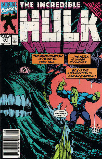 The Incredible Hulk #384 Newsstand Edition