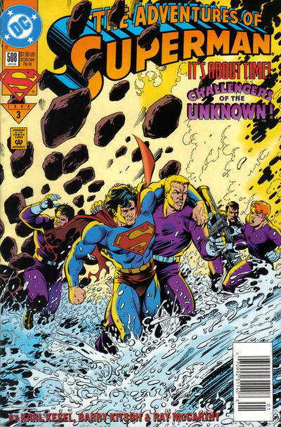 Adventures of Superman #508 Newsstand Edition