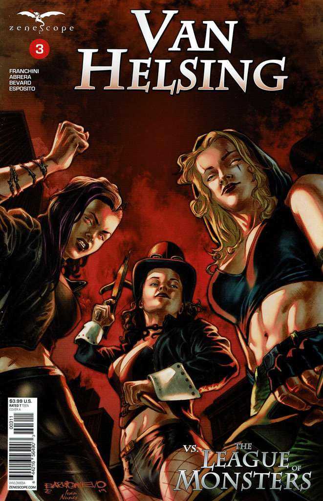Van Helsing vs. the League of Monsters #3 Variation A