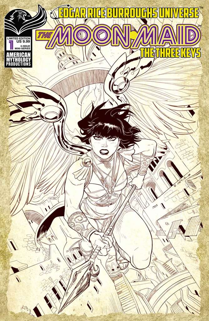 The Moon Maid: The Three Keys #1 Variation B