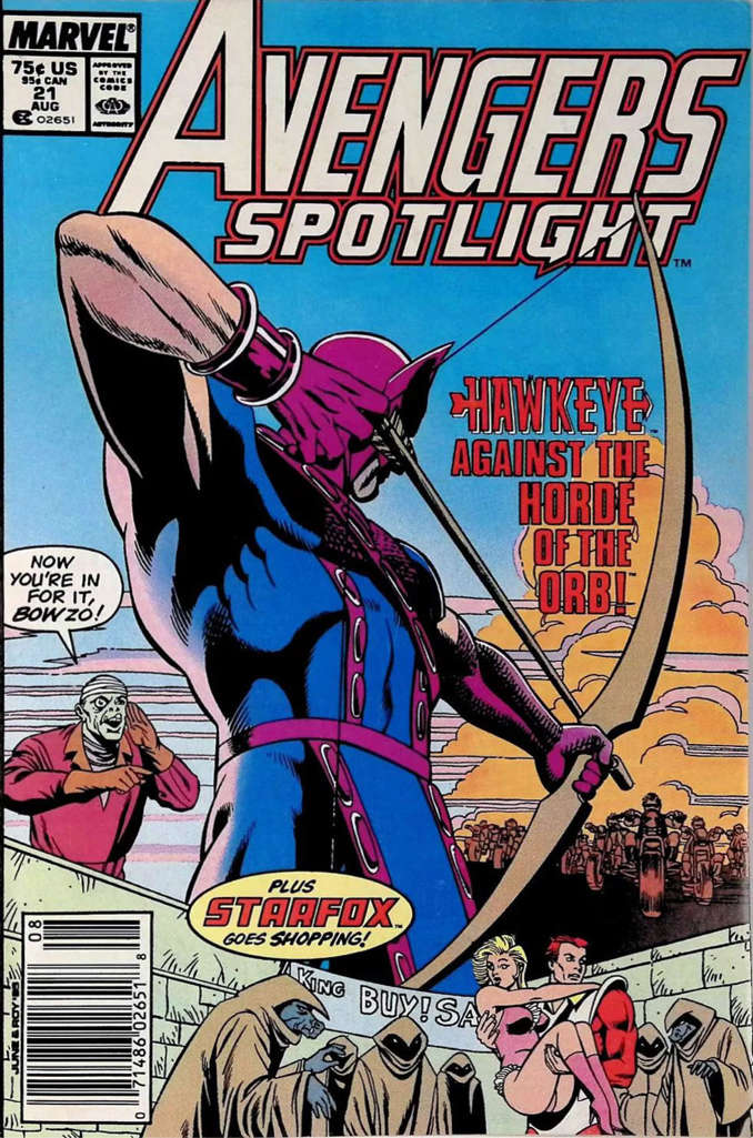 Avengers Spotlight #21 Newsstand Edition