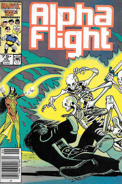 Alpha Flight (1st Series) #35 Newsstand Edition