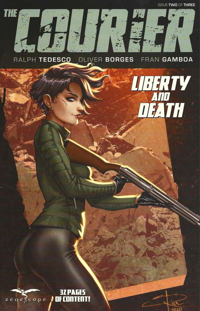 The Courier: Liberty and Death #2 Variation B