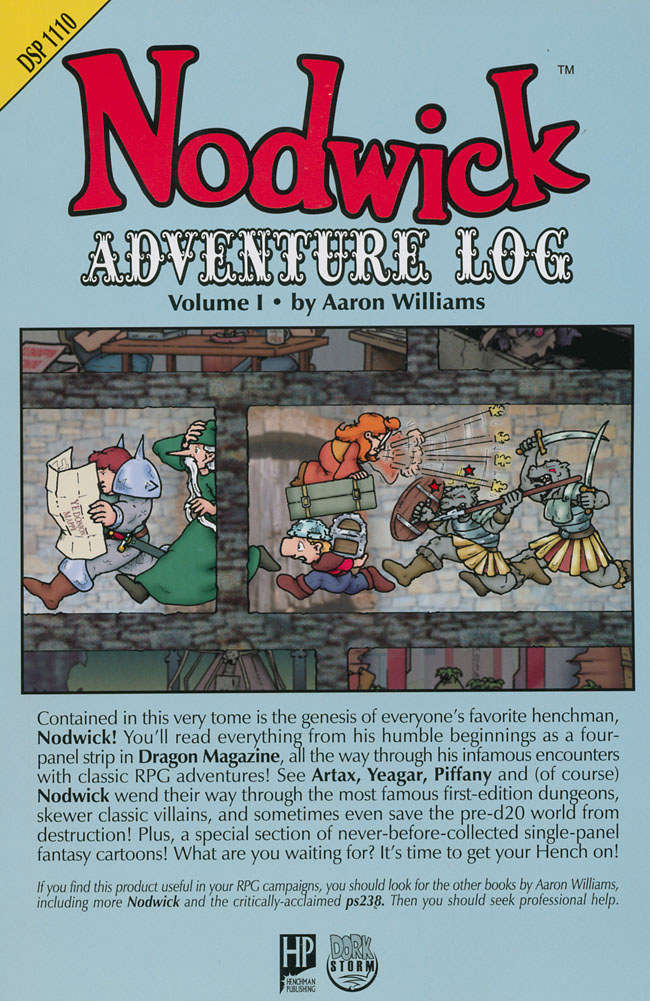 Nodwick Adventure Logs