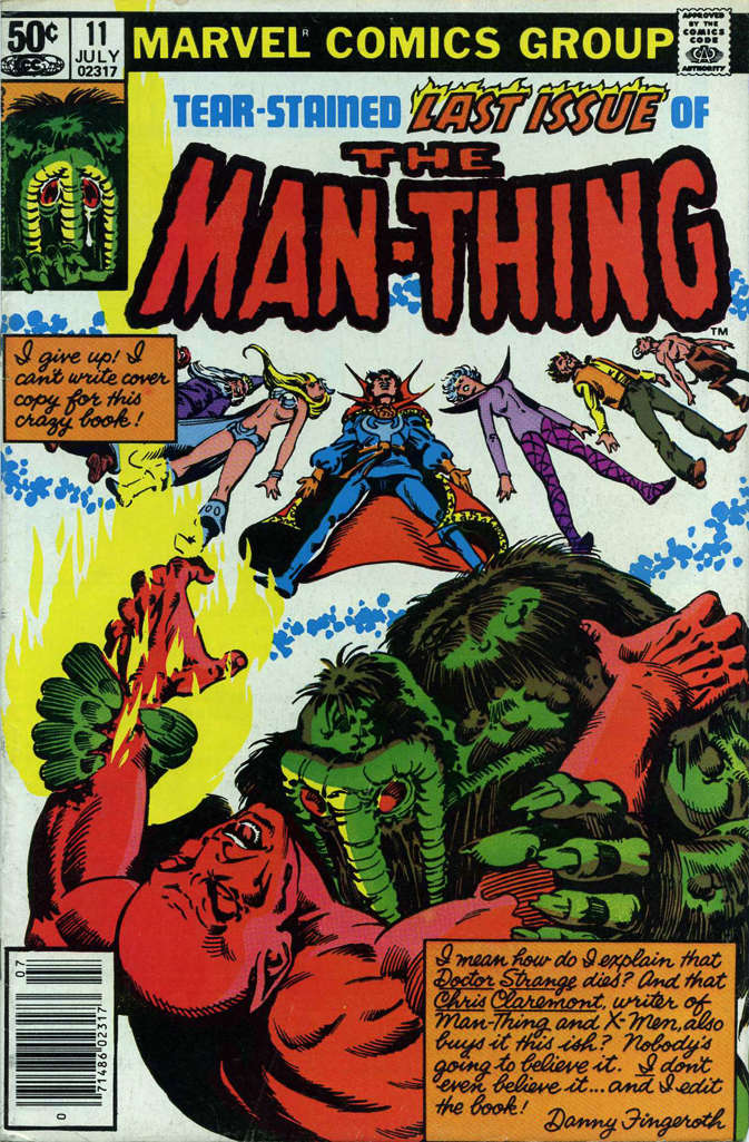 Man-Thing (2nd Series) #11 Newsstand Edition