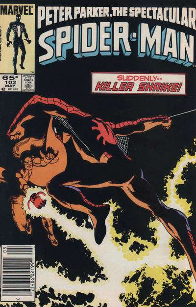 The Spectacular Spider-Man #102 Newsstand Edition