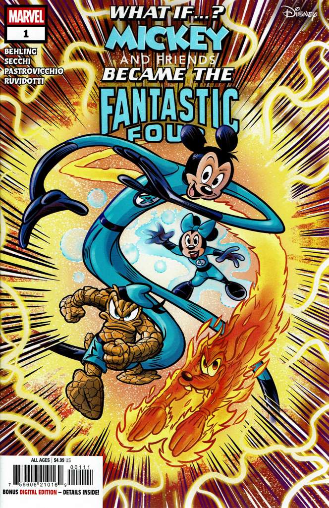 Marvel & Disney: What If…? Mickey & Friends Became the Fantastic Four #1