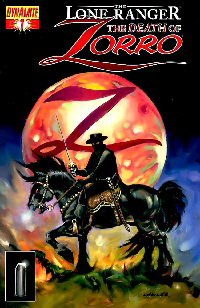 The Lone Ranger & Zorro: Death of Zorro #1 Variation C