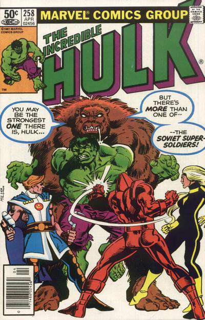 The Incredible Hulk #258 Newsstand Edition