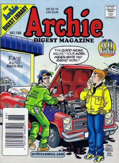 Archie Digest Magazine #188 Newsstand Edition