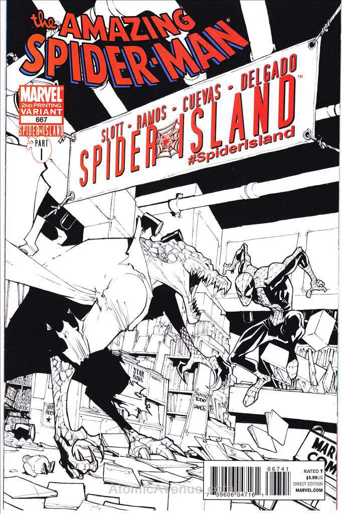 The Amazing Spider-Man #667 Variation B - 2nd printing