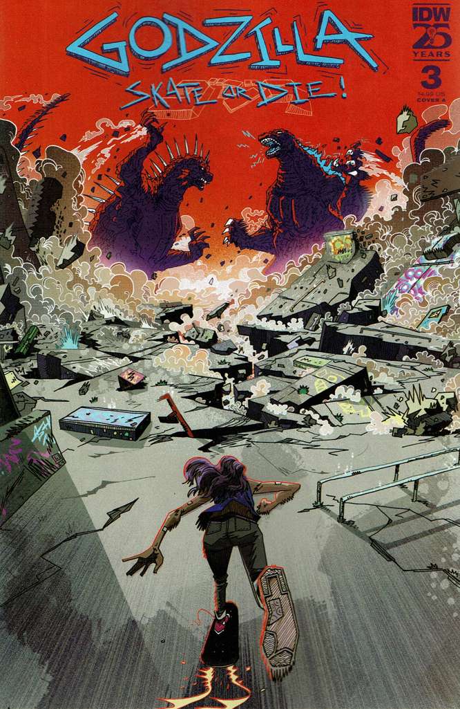 Godzilla: Skate or Die #3 Variation A