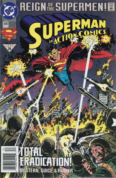 Action Comics #690 Newsstand Edition