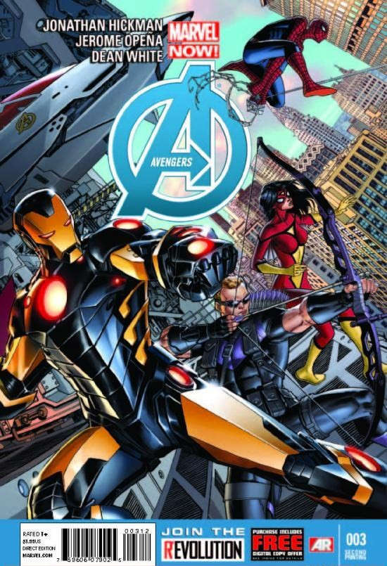 Avengers (5th Series) #3  - 2nd printing