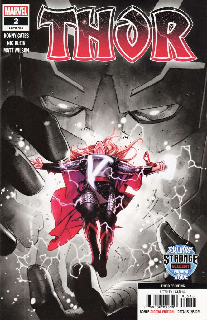Thor (6th Series) #2  - 3rd printing
