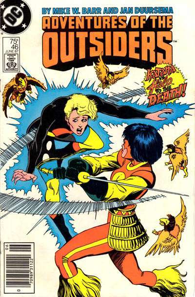 The Adventures of the Outsiders #46 Newsstand Edition