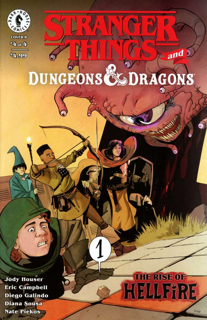 Stranger Things and Dungeons & Dragons: The Rise of Hellfire #4 Variation B