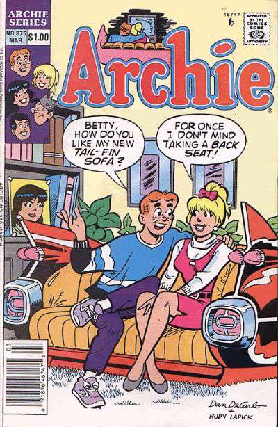 Archie #375 Newsstand Edition