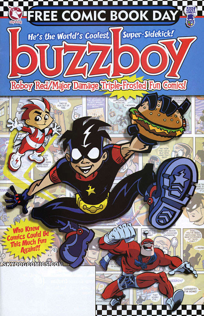 Buzzboy/Roboy/Major Damage Triple-Frosted Fun Comics!
