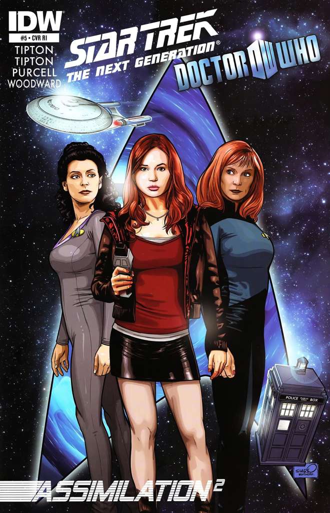 Star Trek: The Next Generation/Doctor Who: Assimilation #5 Variation A