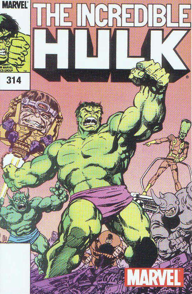 The Incredible Hulk #314  - 2nd printing