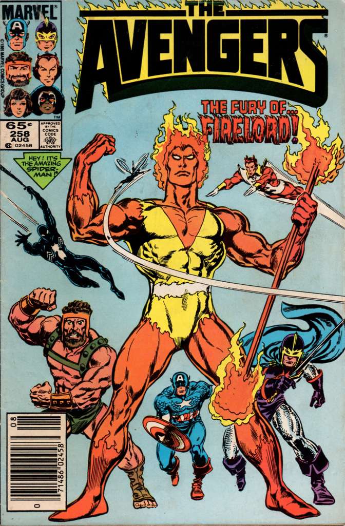The Avengers #258 Newsstand Edition