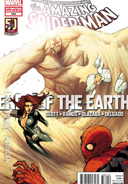 The Amazing Spider-Man #684  - 2nd printing