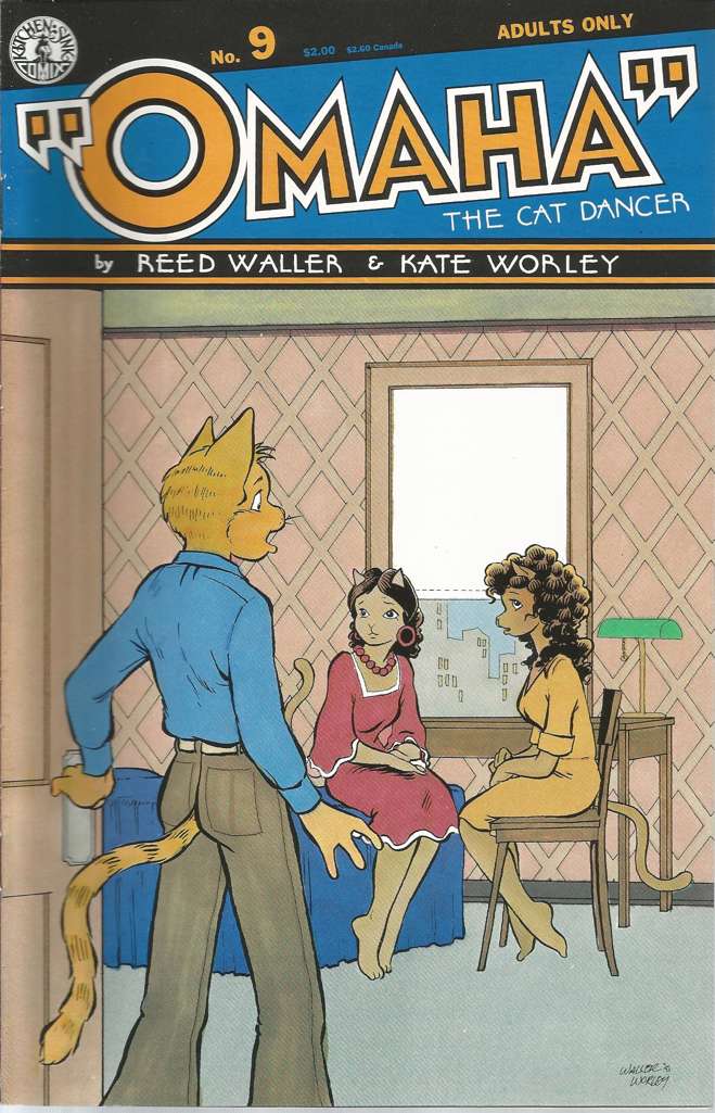 Omaha the Cat Dancer (Kitchen Sink) #9
