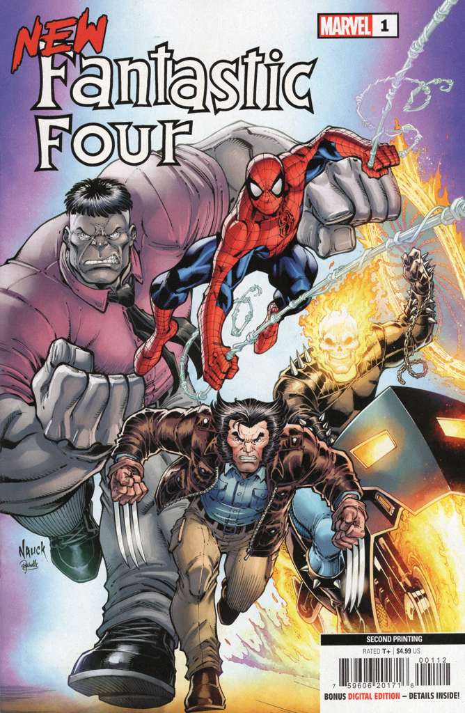 New Fantastic Four #1  - 2nd printing