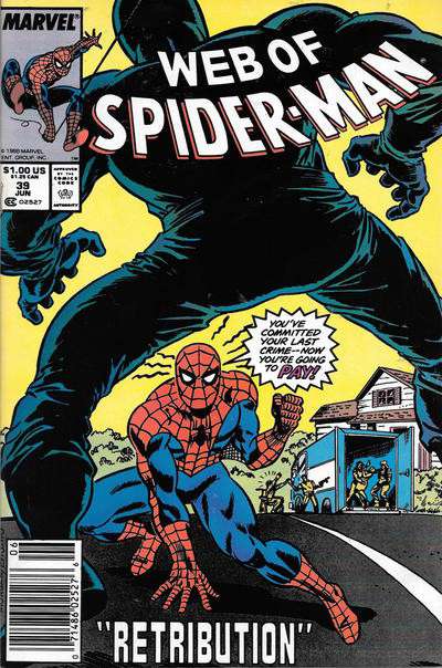 The Web of Spider-Man #39 Newsstand Edition