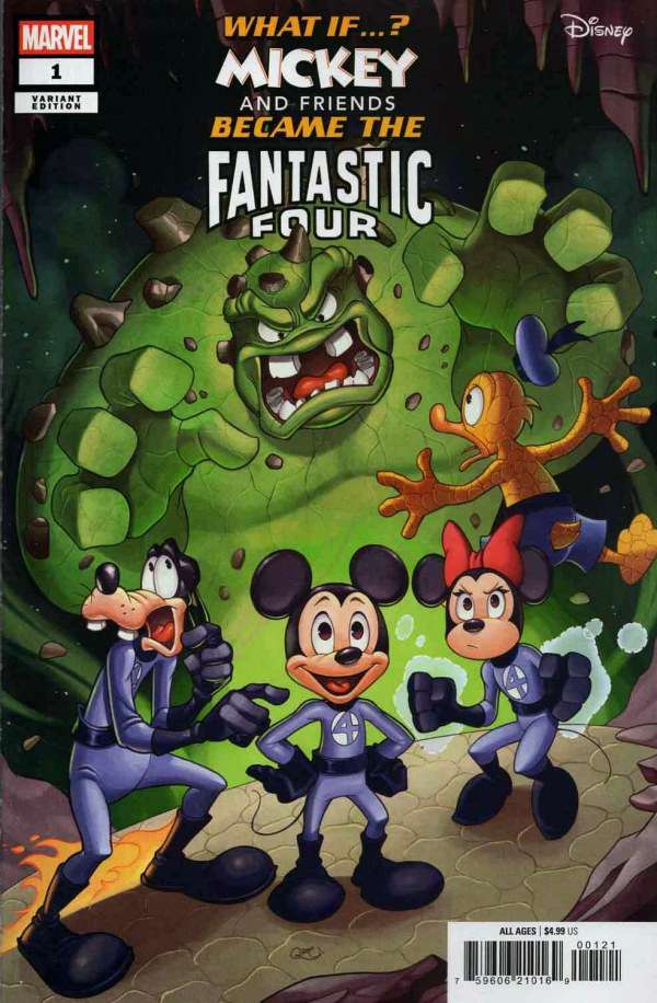 Marvel & Disney: What If…? Mickey & Friends Became the Fantastic Four #1 Variation A