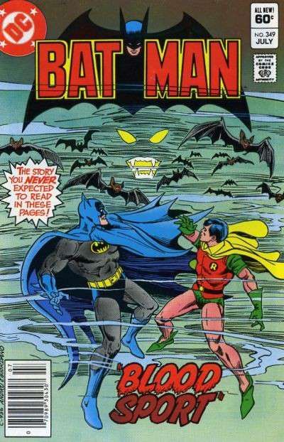 Batman #349 Newsstand Edition