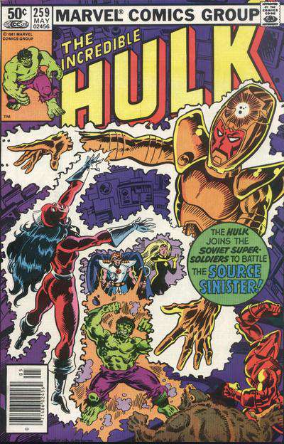 The Incredible Hulk #259 Newsstand Edition