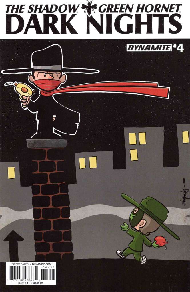 The Shadow/Green Hornet: Dark Nights (Vol. 1) #4 Variation C