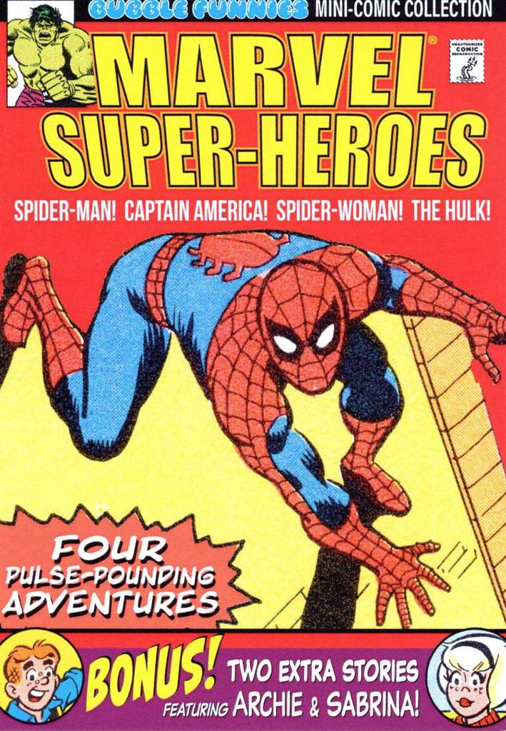 Marvel Super-Heroes Bubble Funnies Mini-Comic Collection