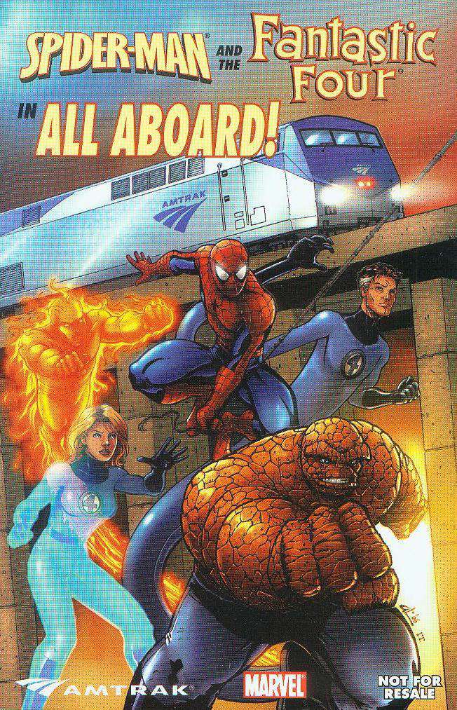 Spider-Man and the Fantastic Four in All Aboard!