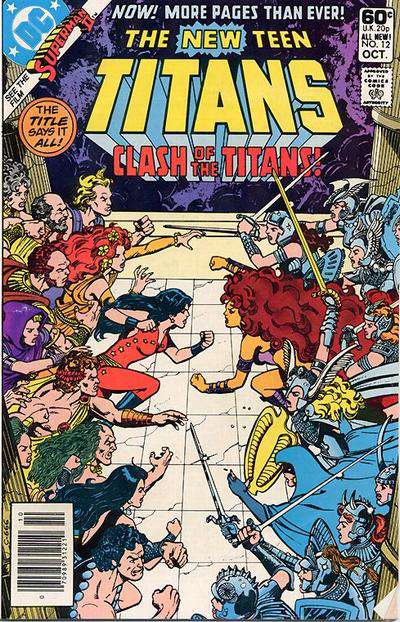 The New Teen Titans (1st Series) #12 Newsstand Edition